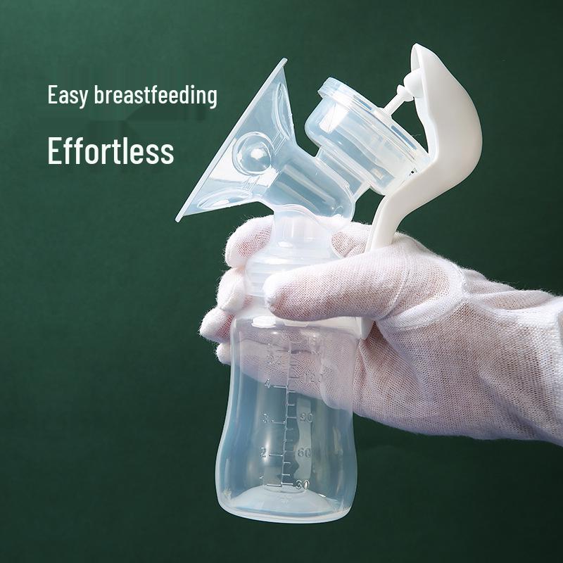 Manual Silicone Breast Pump & Milk Collector for Nursing Mothers