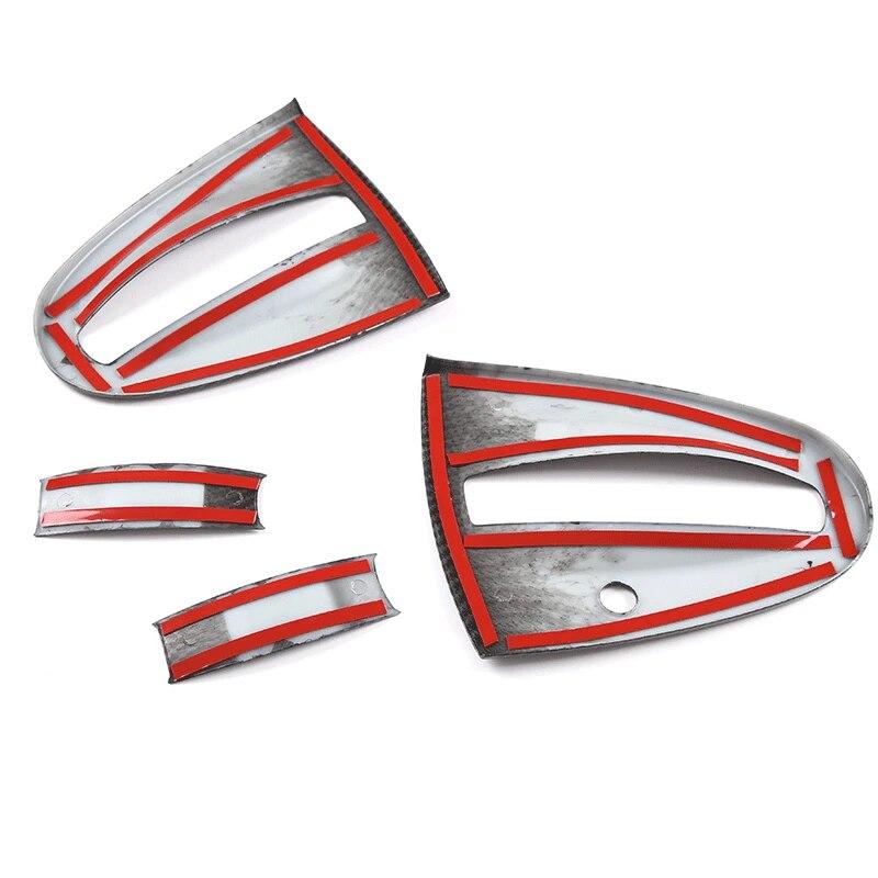 Car Outside Door Handle Bowl Cover Trim Sticker For Mercedes Benz Smart 451 Fortwo 2009-2015 Auto Exterior Accessories