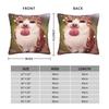 Pet Cat Funny memes Pillow Case  Retro Trendy Pillow Cover Comfy Pillowcases For Sofa Couch Bed Living Room