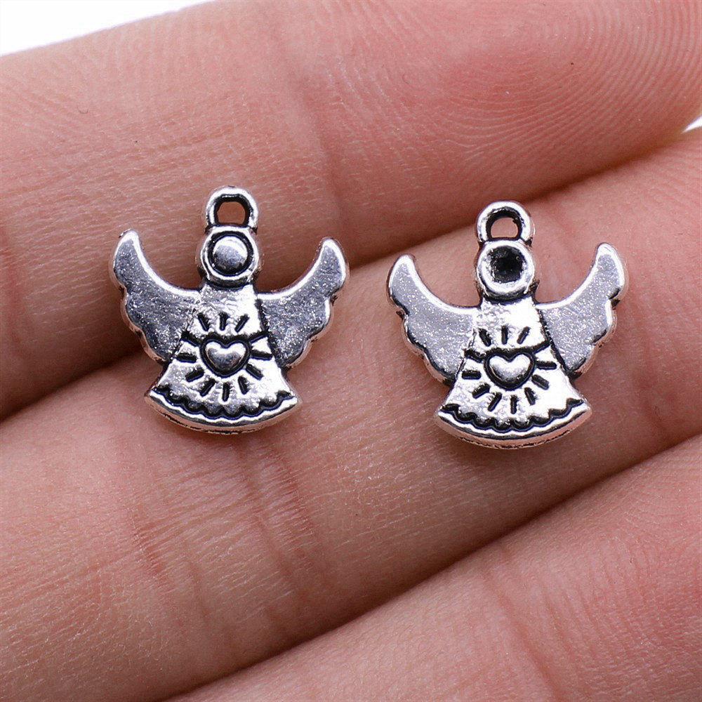 Angel Charms Pendant Female Jewellery Massive Ethnic Findings & Components