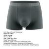 Men Boxer Underwear Elastic Mid-Waist Design Patchwork Color Ribbed U-Convex Shorts Briefs Smooth Texture Panties