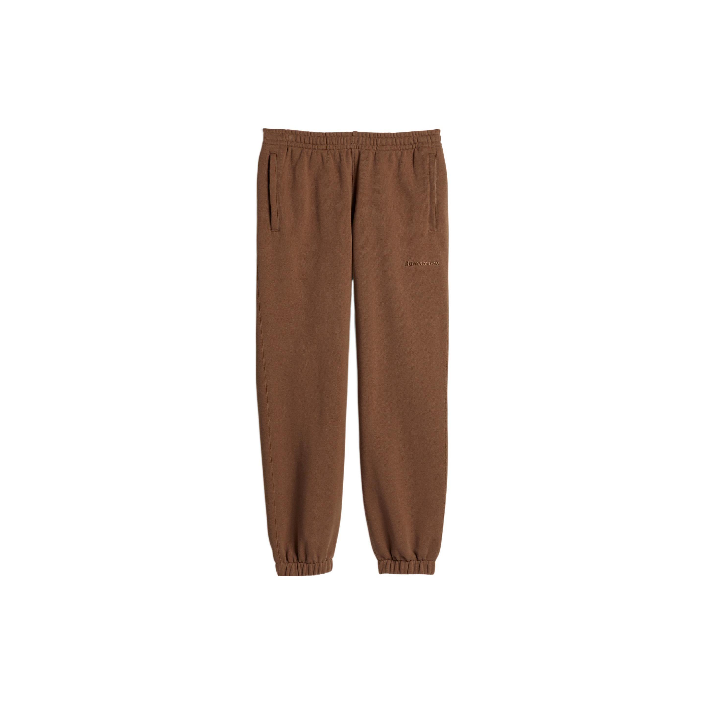 adidas x Pharrell Humanrace Small Logo Sweatpants Brown Men s HF9917 XXS