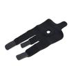1 rodillera ajustable con soporte para rótula abierta y estabilizadora.