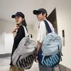 Schoolbag Premium Sense Backpack Men's Large Capacity Casual Simple Backpack Women's Lightweight Student Fashion Trend Alphabet School Bag