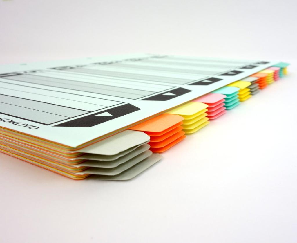 KOKUYO File Divider 12 5 Cards, A4, Stacks, Sets, Shiki-100N