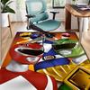 Mighty Morphin Power Rangers Pattern Rug, Indoor/Outdoor Mat, for Picnic, Gameroom, Bedroom, Office, Living Room, Home Decor Carpet, Birthday Gift