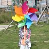 Toys Plastic Wind Spinners Colorful Sunflower Windmills DIY Wind Spinners Layout Pinwheels Toys