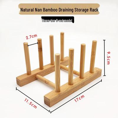 Natural Bamboo Dish Drying Rack