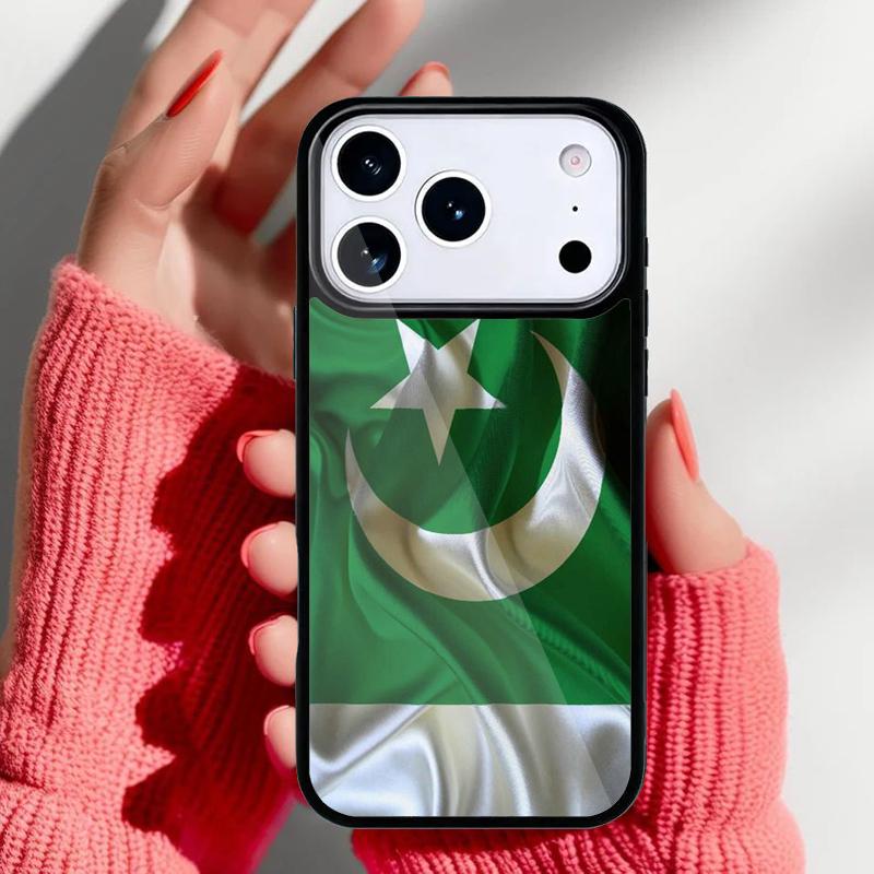 Pakistan Flag Banner Phone Case for iPhone 17 Air 16e 15 14 13 Pro Max Back Cover for 12 11 Pro Coque