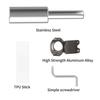 For Starlink Mini Camper Roof Railing Mount Pole Mount RV Ladder and Roof Rack Mount for Starlink Mini Mounting Kit