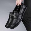 Fashion Men Loafers Real Leather Shoes Fashion Men Boat Shoes Brand Men Casual High Quality Male Flat Wedding Party Formal Leather Shoes