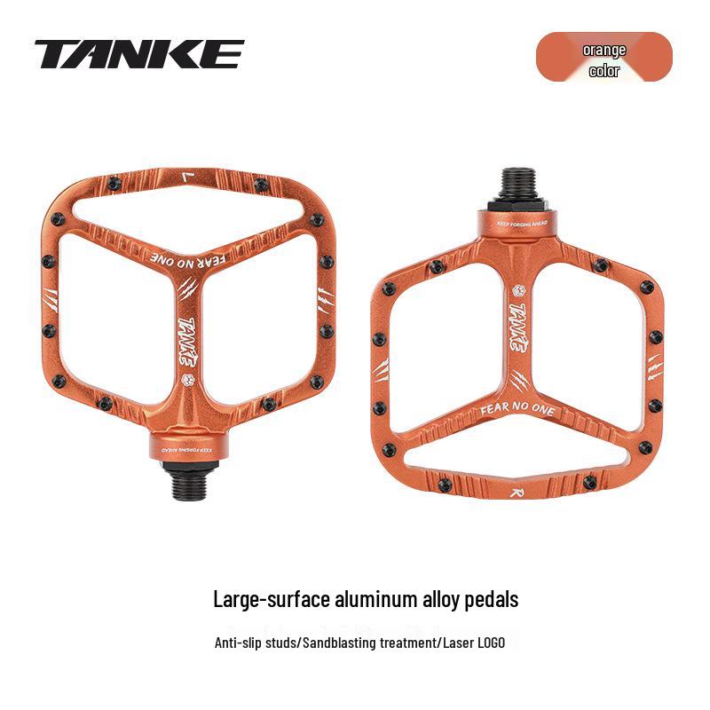 TANKE Lightweight Mountain Bike Pedals - Carbon Fiber, Anti-Slip, Waterproof, Wear-Resistant, Universal Fit