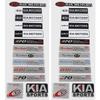 1pcs 3D Car Logo Aluminum Sticker Fender Side Rear Bumper Tail Door Trunk Sticker Emblem Sticker Styling Accessories For