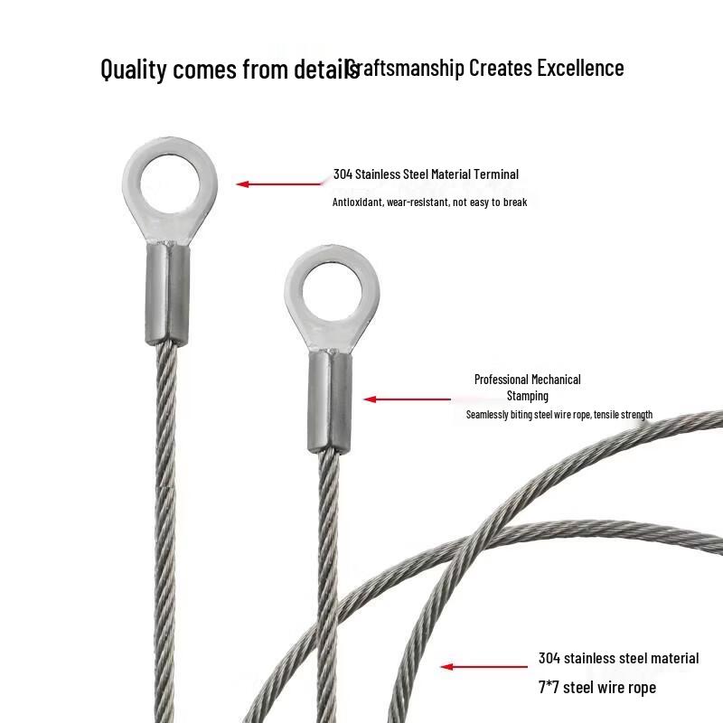 Outdoor Stainless Steel Wire Rope Tether