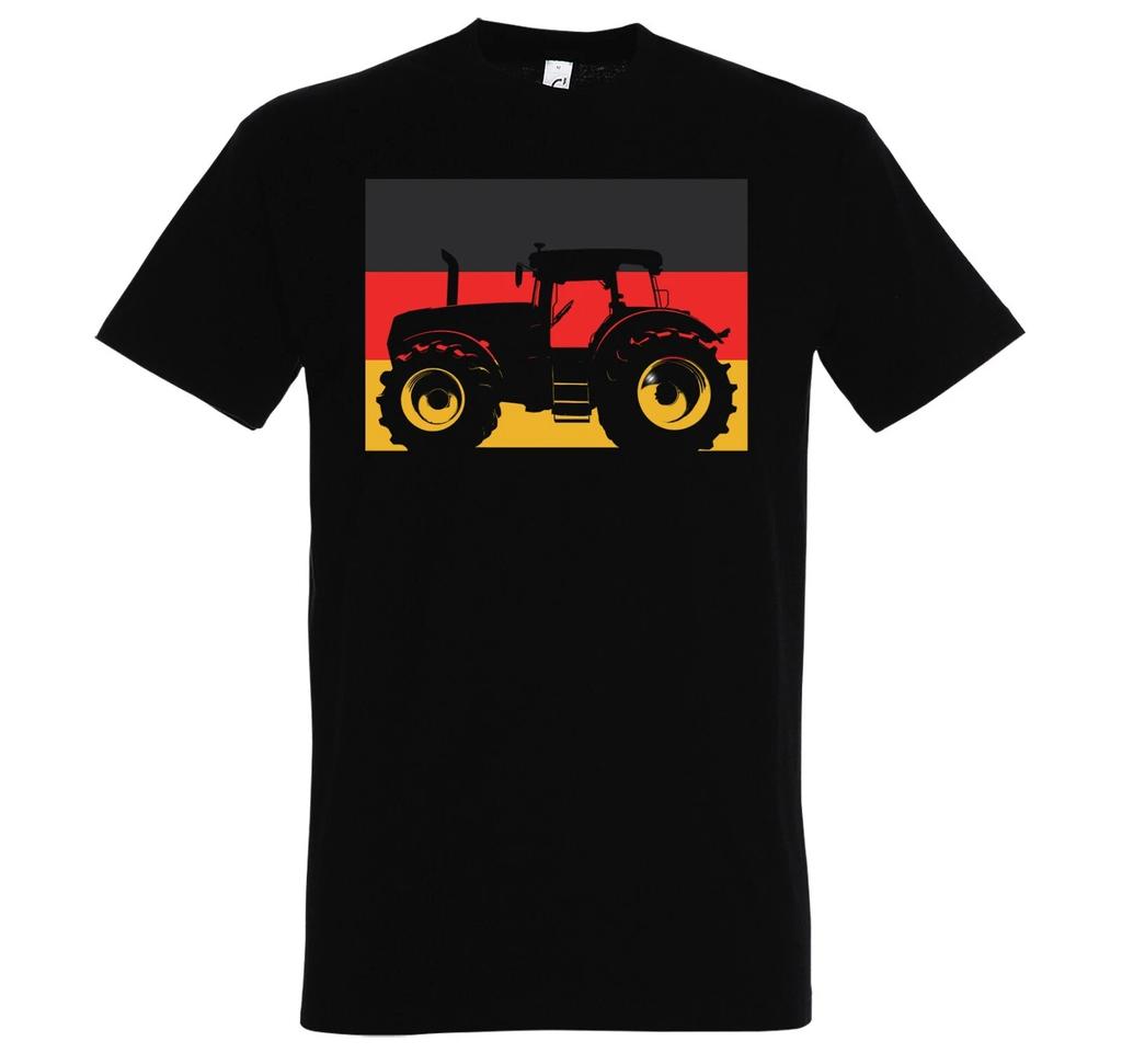 Youth Designz Mens T-Shirt Logo Print Funny Germany Tractor Farmer Village