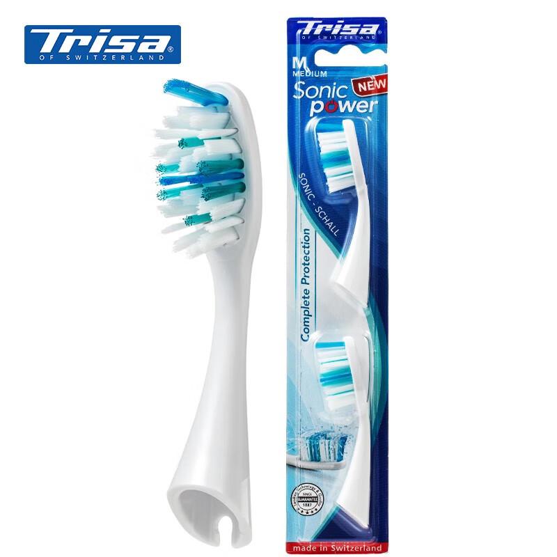 TRISA Sonic Electric Toothbrush Replacement Brush Heads