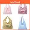 Urban Casual Nylon Letter Design Tote Bag Spacious For Work And Casual Outings