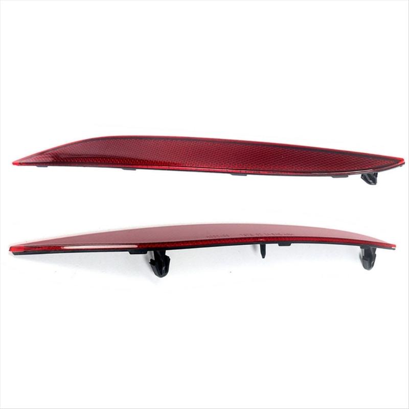 2Pcs Rear Bumpers Reflector Car Tail Marker Lights Lens Trim 1034342-00-C 1034343-00-C for  16-23