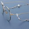Fashion Charm Multifunctional Pendant Fixed Accessories, Metal Bead Chain Pearl Tassel Glasses Chain