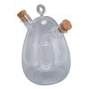 2 in 1 Öl- und Essigspender Flasche Klarglas Olivenöl Essigspender Essigflasche für