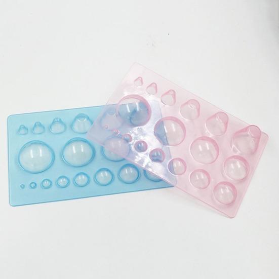 13x20cm DIY Mini Plastic Paper Quilling Mould Half Ball Domes 3D Domes Craft Tool