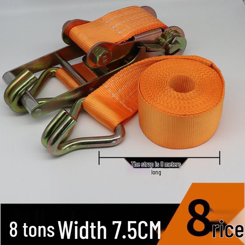 Jun Ding Ying 8-Ton Heavy Duty Ratchet Tie Down Strap