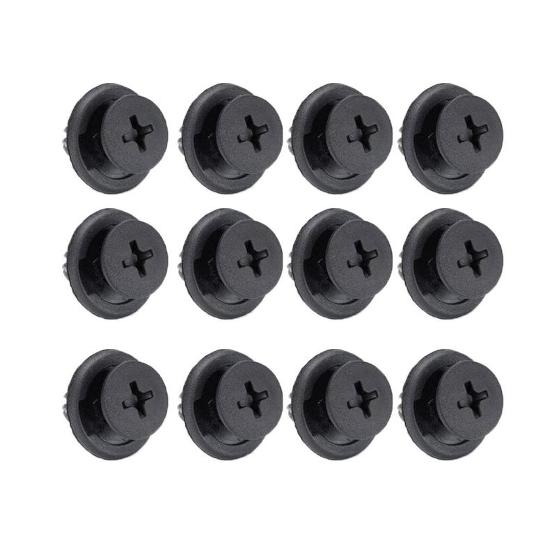 Brand New Durable 12Pcs Rivets Clips Expanding Screw Plastic for Mini