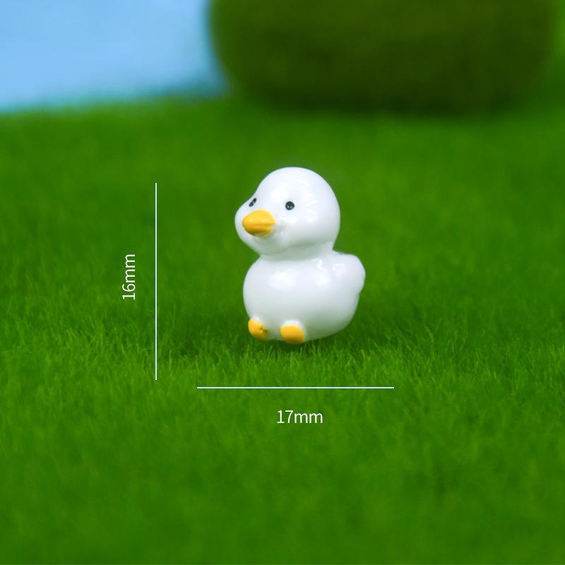 Микроландшафт Мини Симуляция Утята Украшение Бонсай Ландшафт Маленькие Аксессуары Смола Ремесла Украшение Дома
