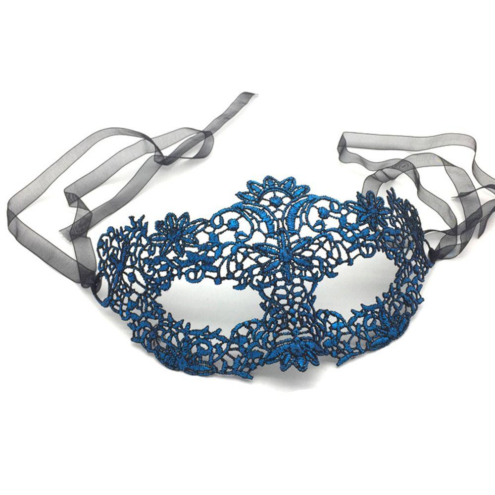 Bronzing Cosplay Prom Props Face Mask Lace Masquerade Dance Masks Party Supplies Venice Mask