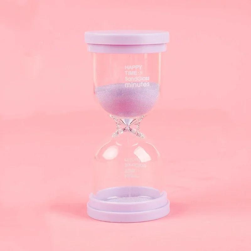 Hourglass Set 1-60 minutes Creative home Chronograph ornaments Plastic safety Sand Clock Hourglass for Children Kids Gift 1pcs