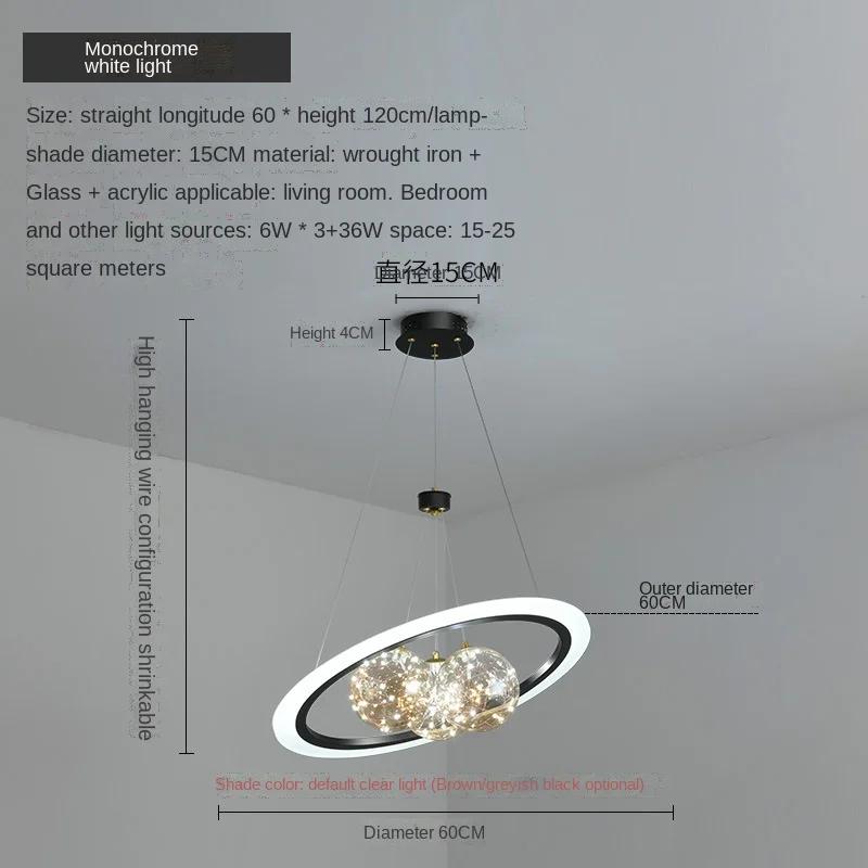 Modern Creative Pendant Lights For Kitchen Dining Table Living Room Bedroom LED Deco Hanging Lamps Dimmable Lighting AC 90-260V