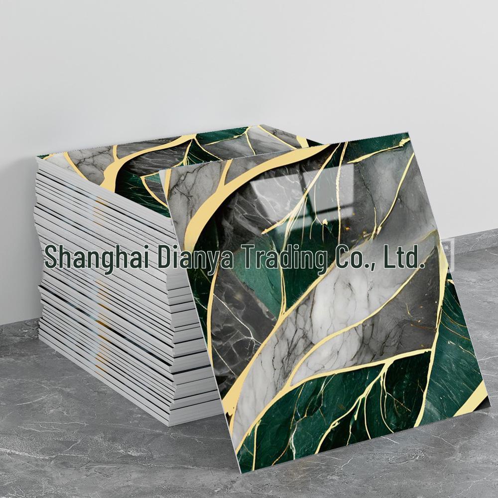 Fliesenimitat 3D Wandaufkleber: Selbstklebende Aluminium-Kunststoff-Paneele für Badezimmer- und Küchenrenovierung.