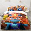 3D Printed SuperZings Rivals Cartoon Kaboom Bedding Set for Boys Girls Duvet Cover Twin Queen King Full Single Double Sizes