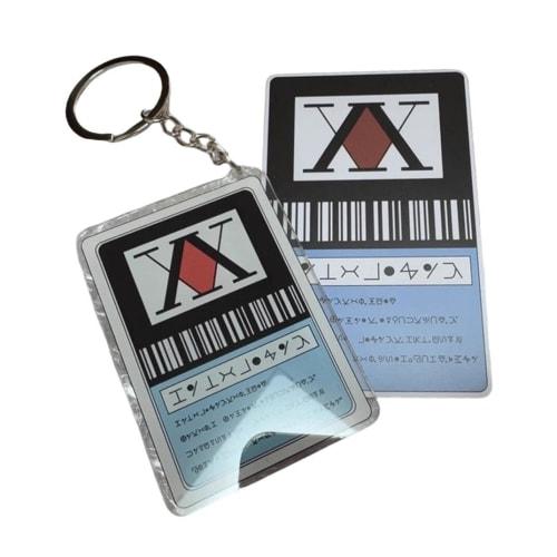 

ZWHALYG Лицензированный прозрачный чехол для пропуска Hunter x Hunter с акриловым ремешком и брелоком, Киллуа, Гон и Призрачная труппа, 7,2 см, Высокая детализация, Идеальный