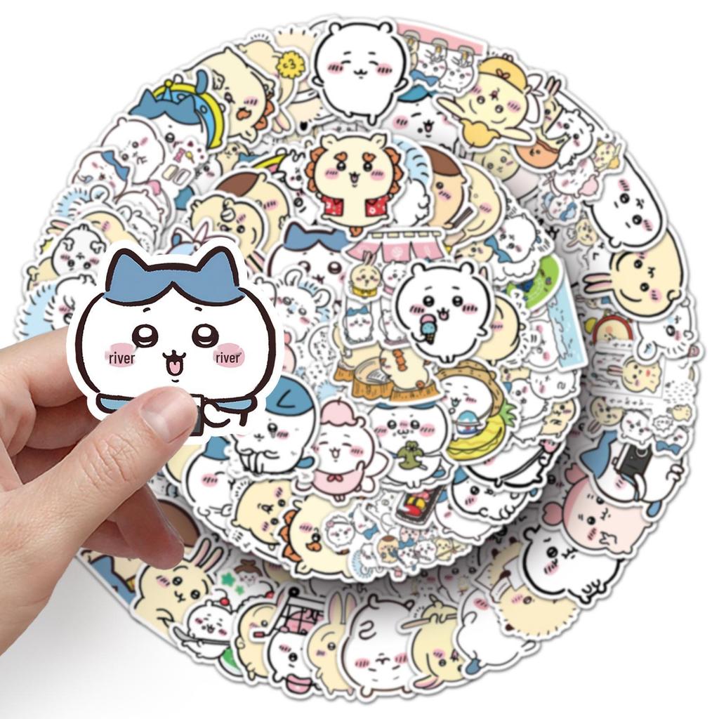 101 Chiikawa Cute Japanese Anime Waterproof Stickers for Thermos Cups & Notebooks