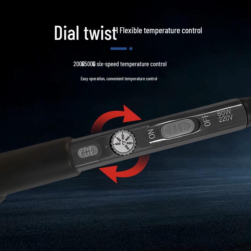 Adjustable 80W Electric Soldering Iron for Household Repairs and Circuit Board Desoldering