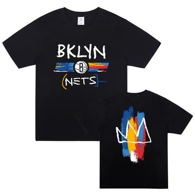 Nets Irving Durant Short Sleeved Tshirt Mens Summer Basketball Loose Oversized Training Jersey