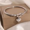 Starry Sky Silver Titanium Steel Bracelet for Women - High-End, Versatile, Full Diamond, Non-Fading Fashion Accessory