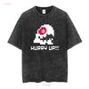 Bubble Bobble Hurry Up Funny Video Game T Shirt vintage Washed Breathable Stylish fashion homme Top For Everyday Wear graphic