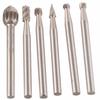 Rotary Files High Speed Steel Wood Carving Rasp for Power Tools Woodworking Engraving