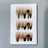 High-End Leopard Print Rhinestone Cat Eye Manicure: Influencer Style Wearable Whitening Nails