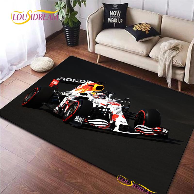 Racing Car Pattern Rug for Bedroom Living Room Carpet for Kitchen Floor Mats Home Decor Alfombra Kid Play Non-Slip Floor Pad Rug