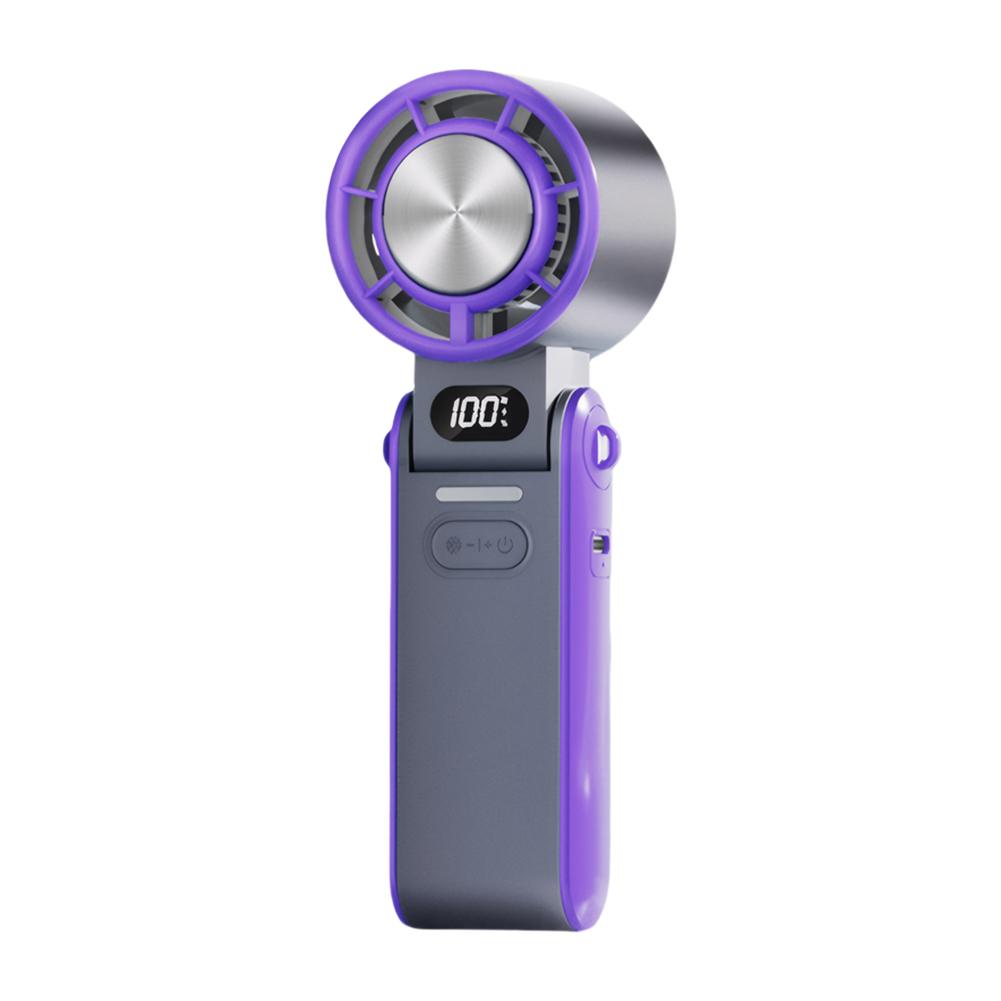 

Portable Handheld Fan 3600mAh Rechargeable Foldable Desk Fan 100 Speeds Adjustable for Outdoor Activities Travel Working