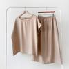 Shop   Women S Boat Neck looSe Fit Tencel blouSe Long Skirt Set Beige Ara wSet  