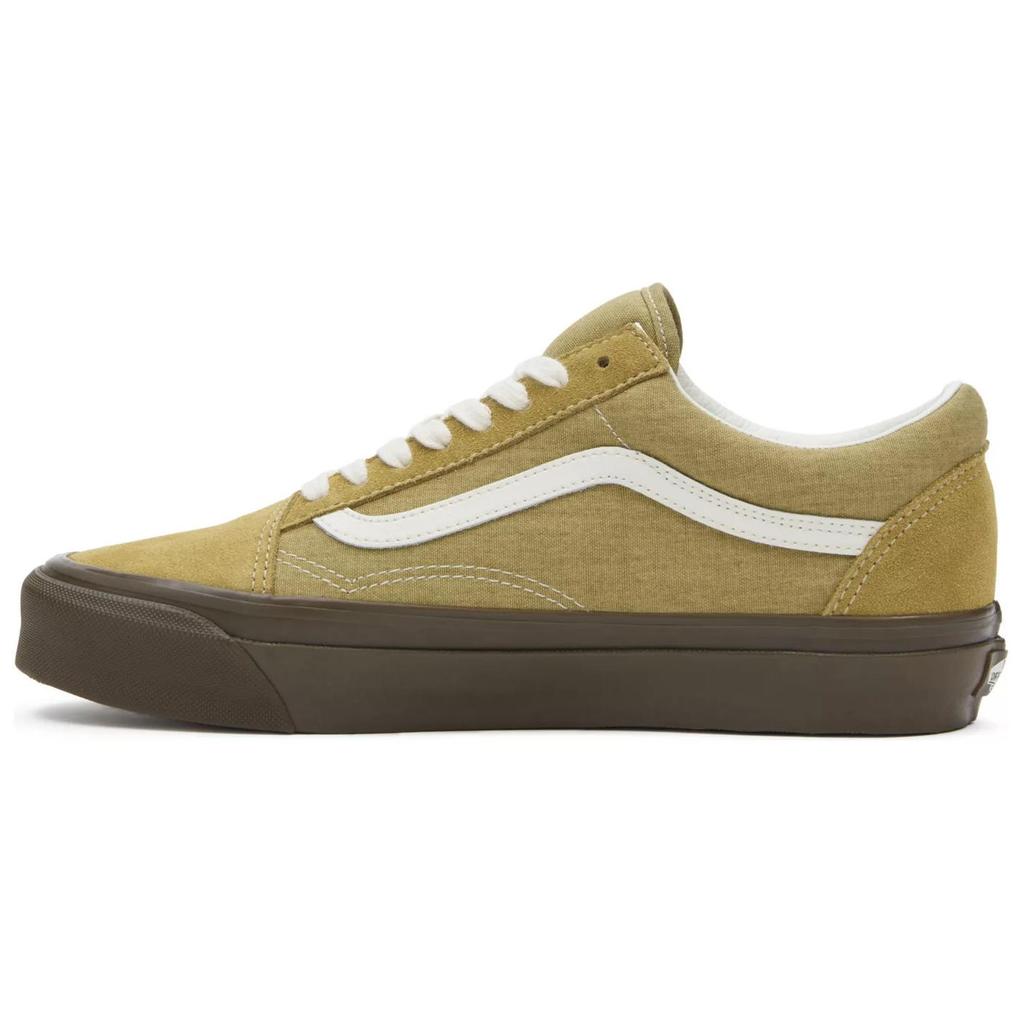 Vans Old Skool Reissue 36 LX Comfortable Versatile Low-Top Skate Shoes Women Sneaker Green White VN000CT96DY