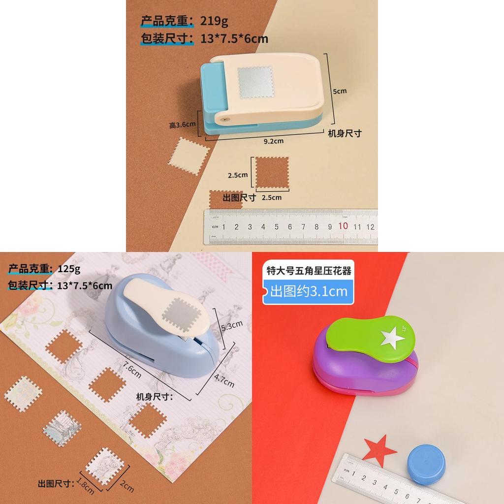 Diy Embossing Scissors Set With Abs Material For Creative Crafting And Skill Development