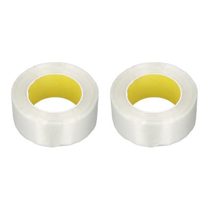 2 Pezzi Nastro per Imballaggio 2 Pollici 55 Yds Nastro Rinforzato in Fibra di Vetro Trasparente per Riparazione Mobili Pesante