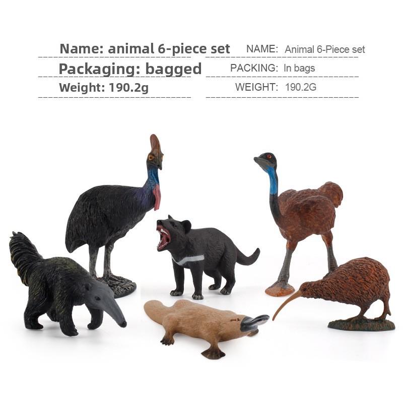 Anteater Platypus Animal Figures Set With Pvc Material For Educational Display And Collectors