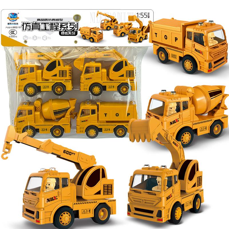 Toy Inertia Engineering Car Children Gift Moving Parts Educational Development