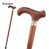 Yellow Wooden Single Joint Fashion Walking Stick Decorative Cospaly Cane Halloween Mace Crutch  Wand Crosier 92cm